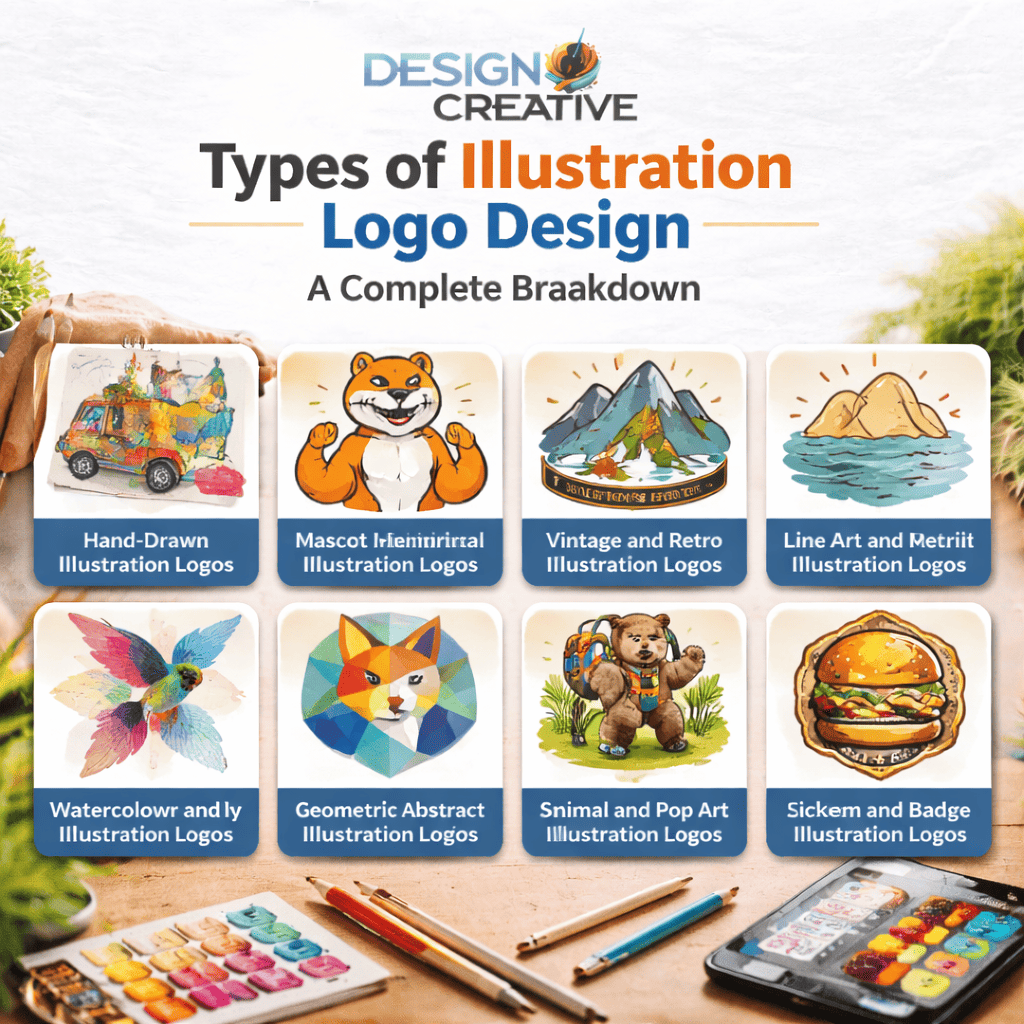 Types of Illustration Logo Design